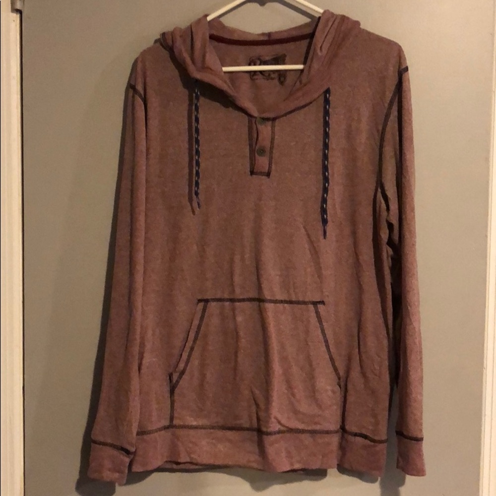 Long Sleeve Henley with Hoodie